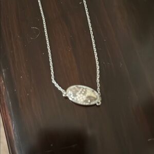 Elegant reversible Silver Necklace
